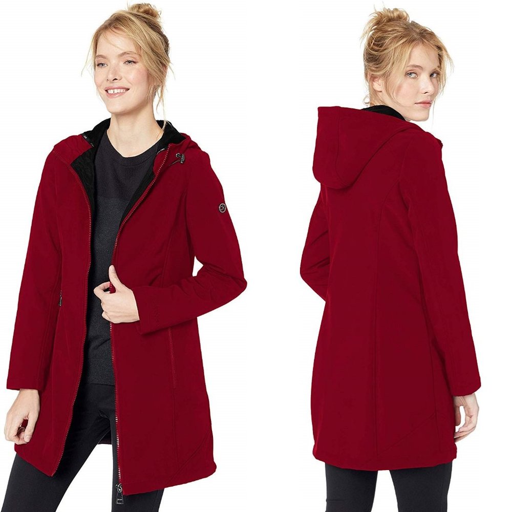 New Womens Calvin Klein A-Lined Soft Shell Jacket